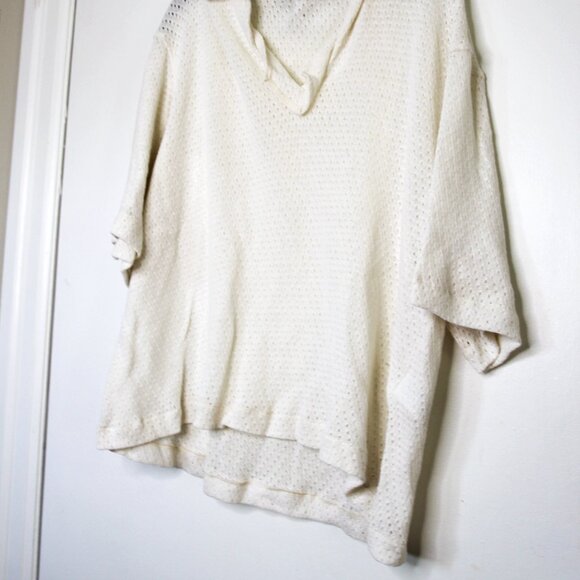 BNWT SS25 I'M BRIAN OPENWORK KNIT JOHNNY COLLAR POLO L - Picture 6 of 12